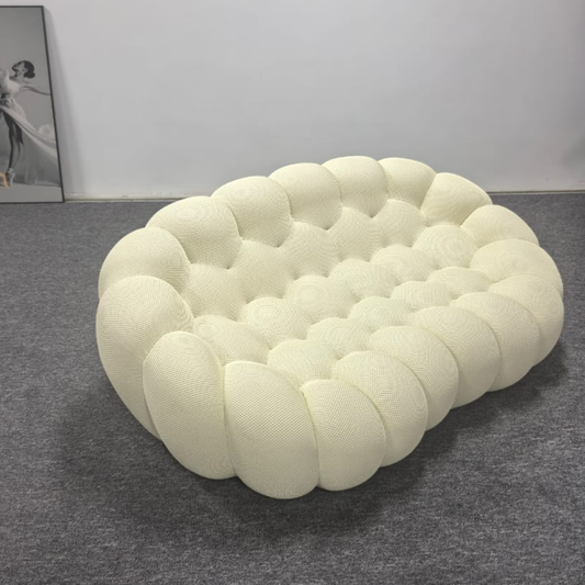 Rounded Bubble-Silhouette Sofa – 2-Seat