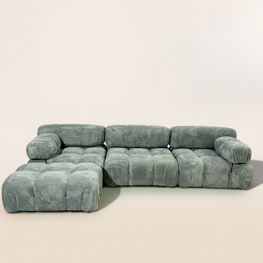 Lineares Modulsofa – 4-Block Cord – DREAMOA