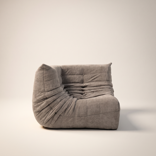Modulares Eckelement aus Wildleder – Low Lounge Kollektion | DREAMOA