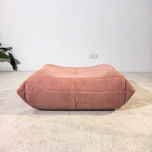 4-teiliges Low-Lounge-Set aus rosa Kord | DREAMOA