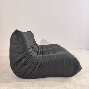 Low Lounge 2-Sitzer Sofa Leder | DREAMOA