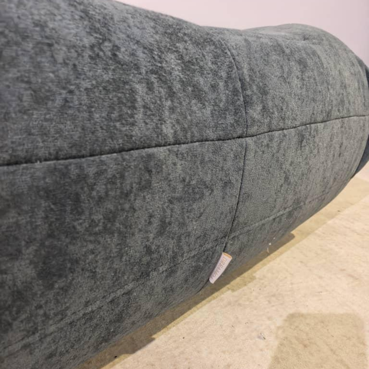 Low Lounge Modular Chair & Ottoman in Suede | DREAMOA