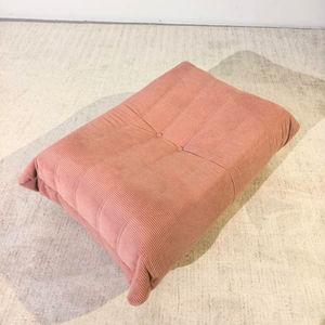4-teiliges Low-Lounge-Set aus rosa Kord | DREAMOA