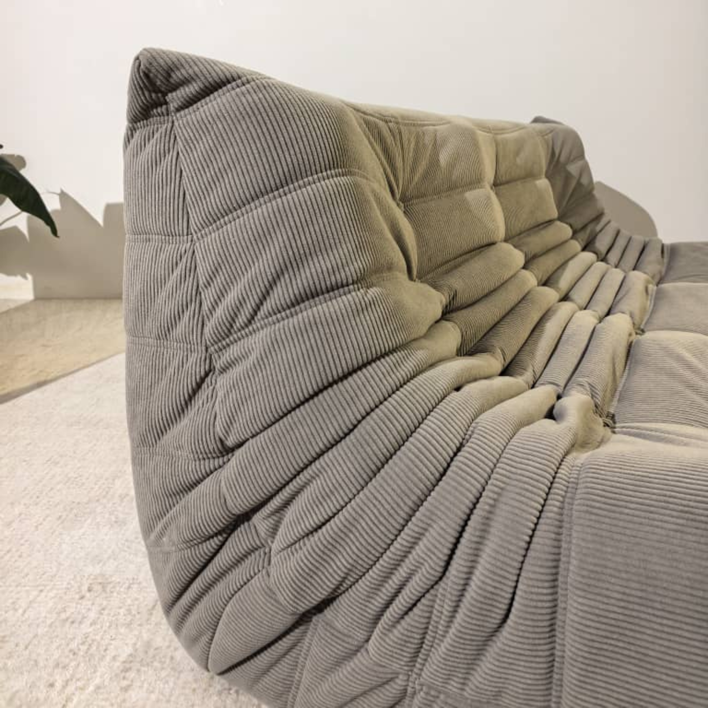 Corduroy Low Lounge 3 Seater