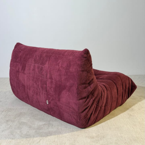 Niedriges 2-Sitzer Sofa aus Cord | DREAMOA