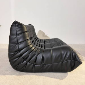 Low Lounge 2-Sitzer Sofa Leder | DREAMOA