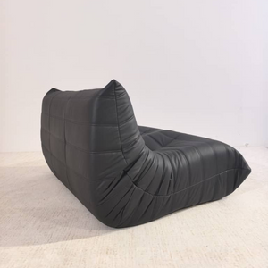 Low Lounge 2-Sitzer Sofa Leder | DREAMOA