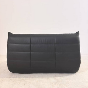 Low Lounge 2-Sitzer Sofa Leder | DREAMOA