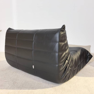 Low Lounge 2-Sitzer Sofa Leder | DREAMOA