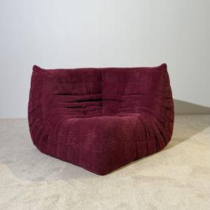 Niedriges Modulsofa-Set in Burgund | DREAMOA