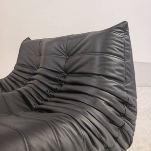 Low Lounge 2-Sitzer Sofa Leder | DREAMOA