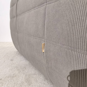 Niedriges Loungesofa 3-Sitzer aus Cord | DREAMOA