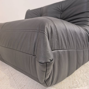 Low Lounge 2-Sitzer Sofa Leder | DREAMOA