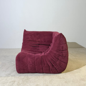 Niedriges Modulsofa-Set in Burgund | DREAMOA