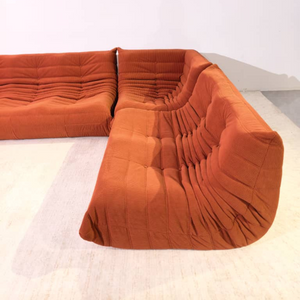 Niedriges Loungesofa 3-Sitzer aus Cord | DREAMOA