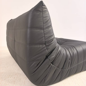 Low Lounge 2-Sitzer Sofa Leder | DREAMOA