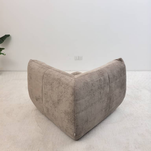 Modulares Eckelement aus Wildleder – Low Lounge Kollektion | DREAMOA