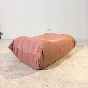 4-teiliges Low-Lounge-Set aus rosa Kord | DREAMOA