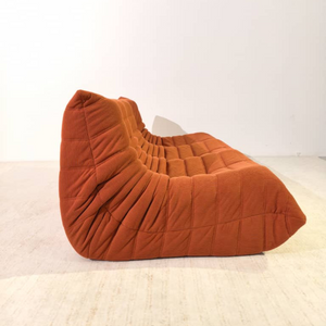 Niedriges Loungesofa 3-Sitzer aus Cord | DREAMOA
