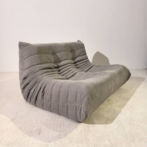 Niedriges 2-Sitzer Sofa aus Cord | DREAMOA