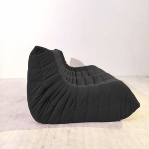 Niedriges Loungesofa 3-Sitzer aus Cord | DREAMOA