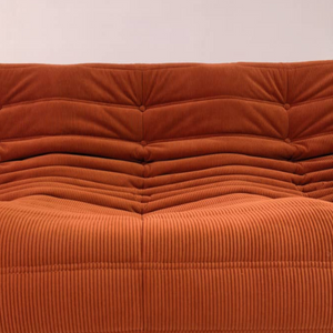 Niedriges 2-Sitzer Sofa aus Cord | DREAMOA