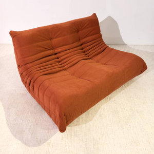 Niedriges 2-Sitzer Sofa aus Cord | DREAMOA