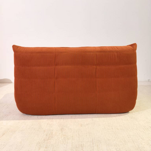 Niedriges 2-Sitzer Sofa aus Cord | DREAMOA