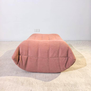 4-teiliges Low-Lounge-Set aus rosa Kord | DREAMOA