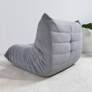 Niedriger Lounge-Sessel aus Wildleder | DREAMOA