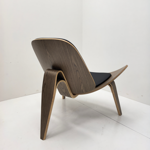 Schalenstuhl – Bugholz-Loungesessel aus Leder | DREAMOA