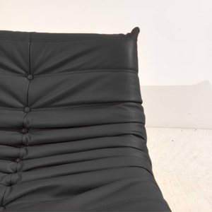 Niedriger Lounge-Sessel aus Leder | DREAMOA