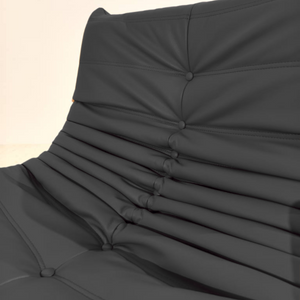 Niedriger Lounge-Sessel aus Leder | DREAMOA