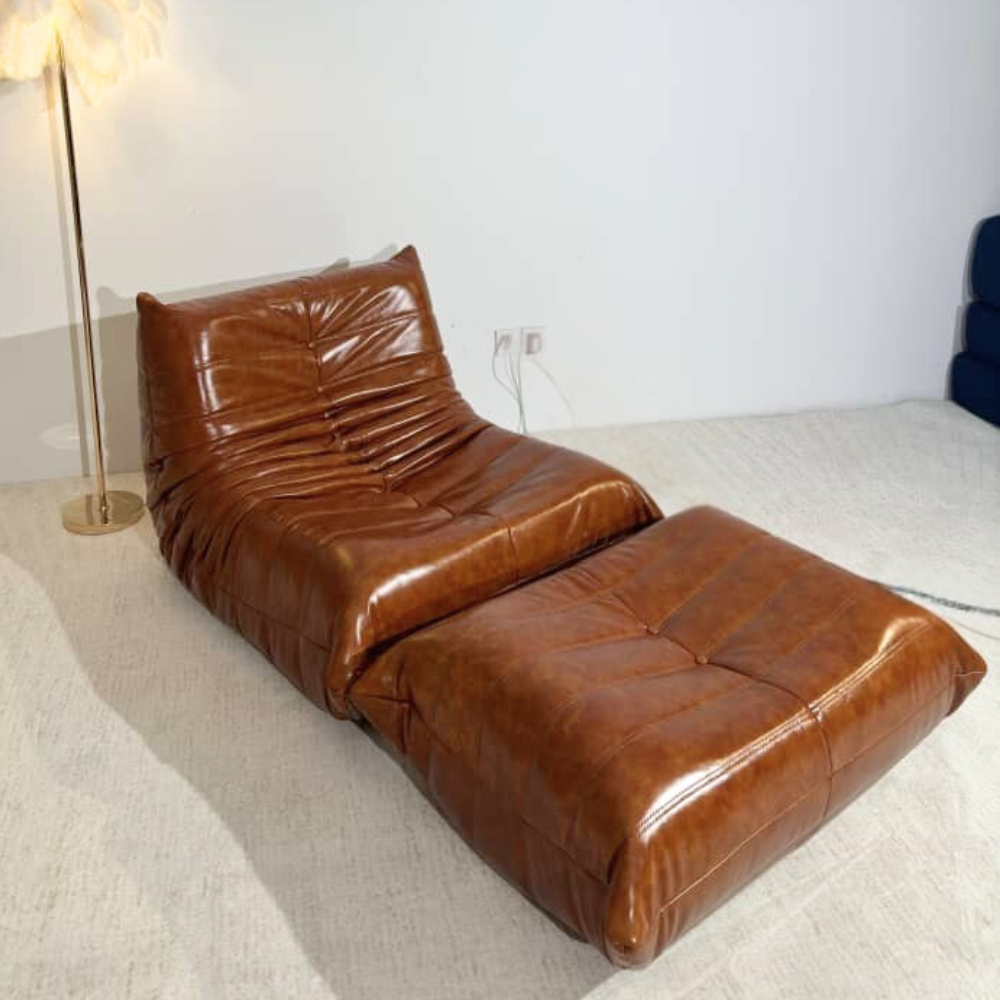 Leather Low lounge set