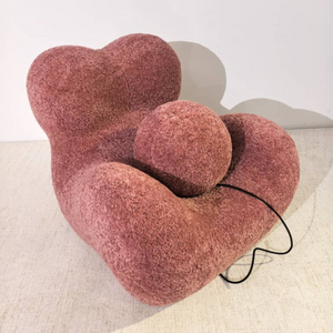 Mama Bouclé Sessel – Skulpturaler Bouclé Akzentstuhl | DREAMOA