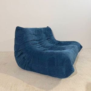 Niedriges 2-Sitzer Sofa aus Cord | DREAMOA