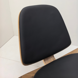 Schalenstuhl – Bugholz-Loungesessel aus Leder | DREAMOA