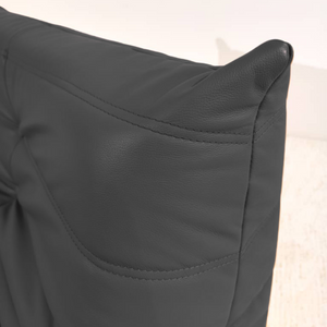 Niedriger Lounge-Sessel aus Leder | DREAMOA