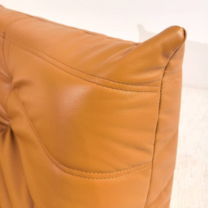 Niedriger Lounge-Sessel aus Leder | DREAMOA