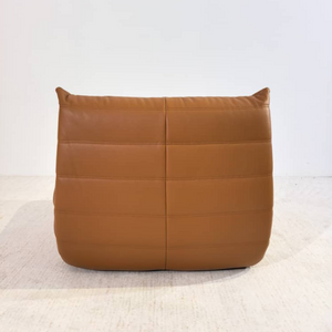 Niedriger Lounge-Sessel aus Leder | DREAMOA