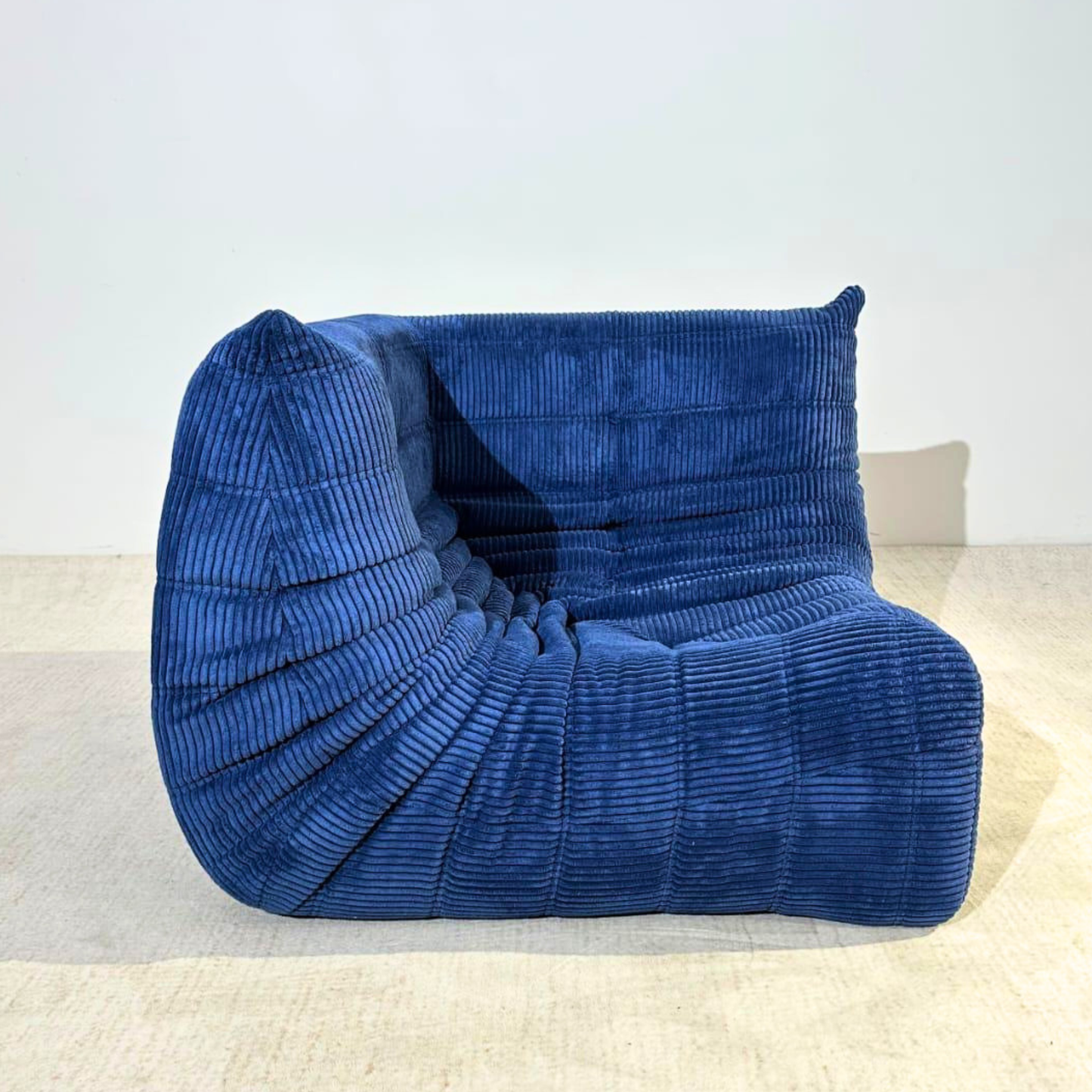 Modular Corner Module in Corduroy – Low Lounge Collection | DREAMOA