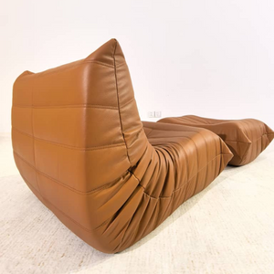 Low Lounge Modulset aus Leder | DREAMOA