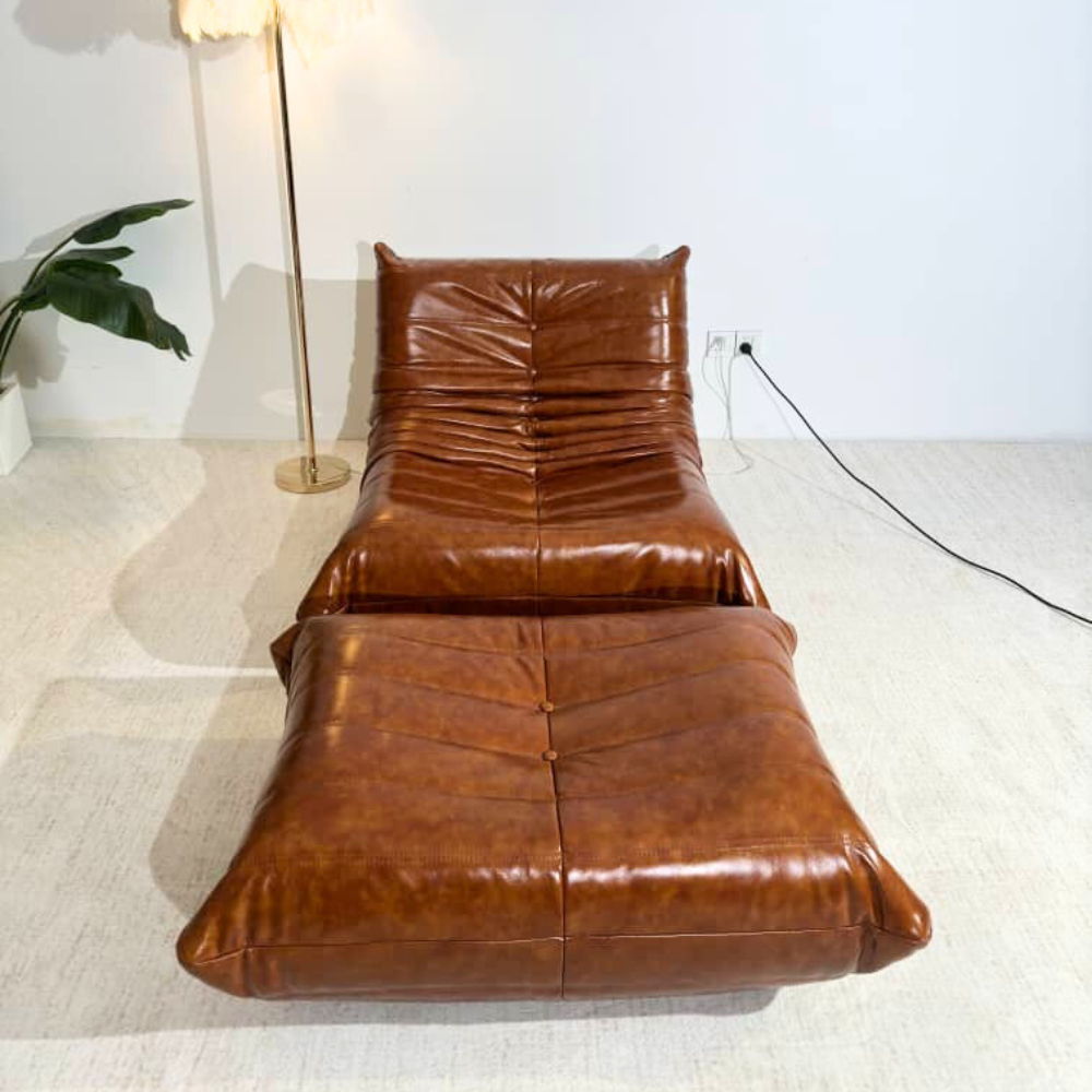 Leather Low lounge set