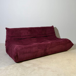 Niedriges Modulsofa-Set in Burgund | DREAMOA