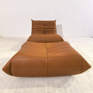 Low Lounge Modulset aus Leder | DREAMOA