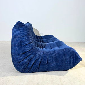 Niedriges Loungesofa 3-Sitzer aus Cord | DREAMOA