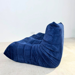 Niedriges Loungesofa 3-Sitzer aus Cord | DREAMOA