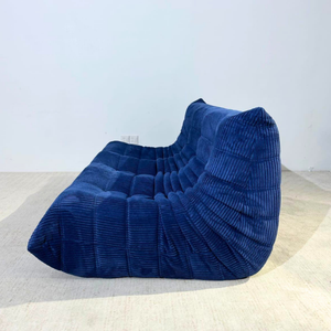 Niedriges Loungesofa 3-Sitzer aus Cord | DREAMOA