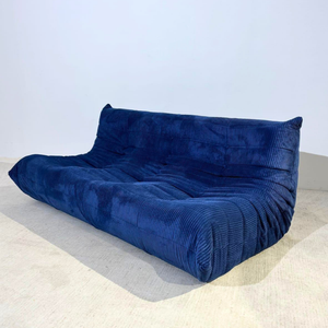 Niedriges Loungesofa 3-Sitzer aus Cord | DREAMOA