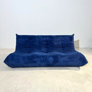 Niedriges Loungesofa 3-Sitzer aus Cord | DREAMOA